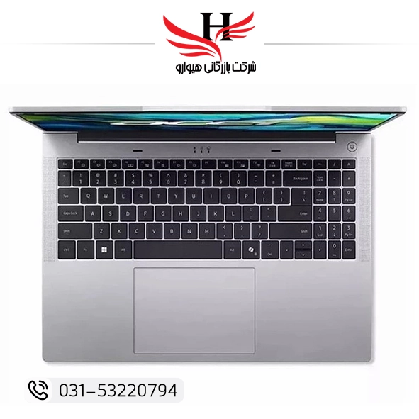 لپ تاپ ایسر 16 اینچی Aspire Lite AL16 با پردازنده Core i3 1305U نسل 13، رم 12 گیگابایت و حافظه SSD 256 گیگ، مناسب کاربری دانشجویی، اداری و روزمره